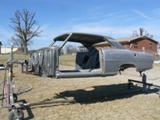 Chevy Nova soda blasted and prepped for new paint job